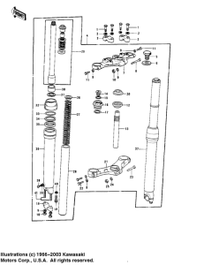 KD175 Вилка передней оси