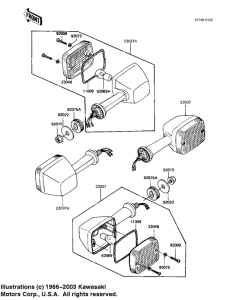 KZ1000 Поворотники