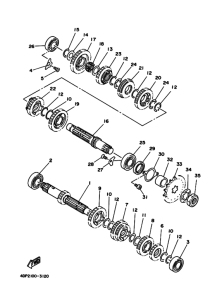TZ250 Трансмиссия