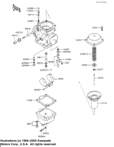 KZ700 Детали карбюратора