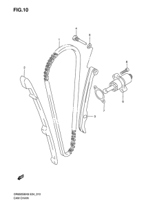 DR650 Держатель направляющей