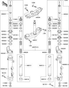 ZR1200 Передняя вилка