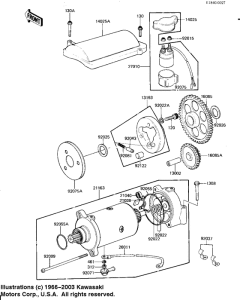  Starter motor / starter clutch