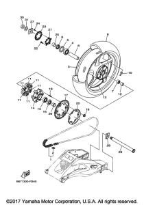 FZ10HB Переднее колесо