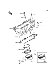 ER650 Цилиндр и поршни