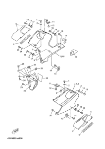TZR50 Обтекатель 2