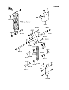 KX60 Задняя подвеска