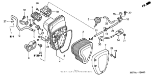 VTX1800R2 Воздушный фильтр