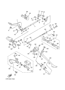 XVS650A Stand. footrest