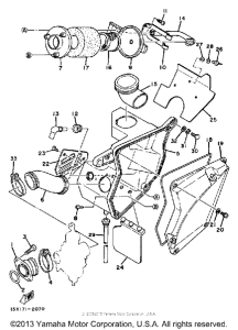 XT200J Впускная система