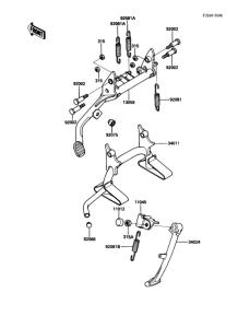 ZG1200 Подножка