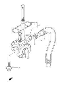 DR-Z250 Топливный кран