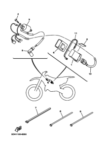 YZ125 Equipo electrico