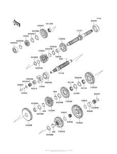 ZG1400 Трансмиссия