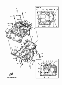 YZF-R3A クランクケ-ス