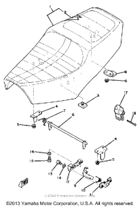 SR250G Сиденье