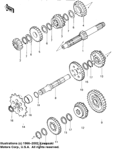 KDX80 Трансмиссия
