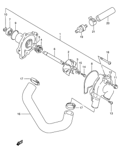 GSF400 Водяная помпа