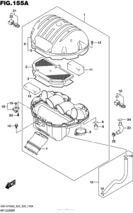 GSX-S750 (ABS) Воздушный фильтр