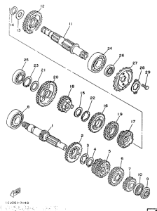 XT250 Трансмиссия
