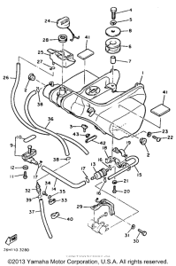 XVZ12TK Топливный бак