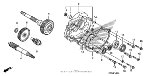 SH150I Трансмиссия