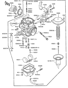 KL250 Carburetor assy