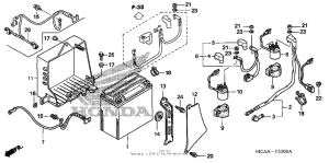 GL1800 (ABS) Аккумулятор