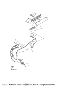 PW80R Выхлопная система