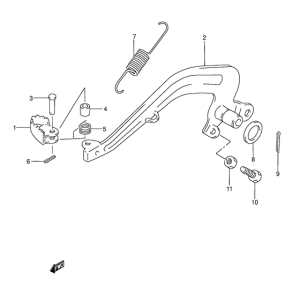 RM80 Передний суппорт