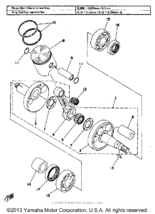 GT80G Коленвал и поршни