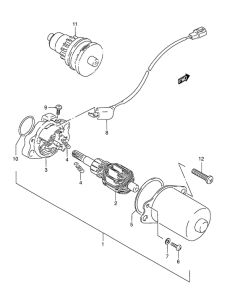 AE50 Стартерный мотор
