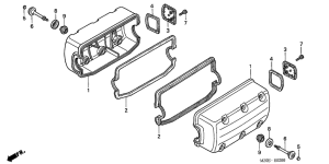 GL1500CD Крышка головки цилиндров