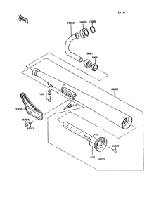 KH125 Глушитель