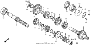 CM400 Cm400c / ttransmission 79-81