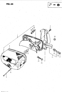 GS450 Задний комбинированный сигнал