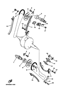 XVS250 Распределительный вал и цепь