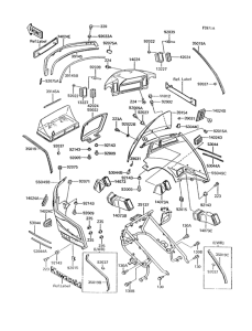 ZG1200 Cowling(1 / 2)(zg1200-b8 / b9)