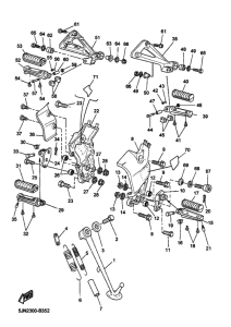 BT1100 Support & repose pied