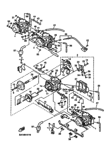 FZR1000 FZR1000G Carburetor for usa