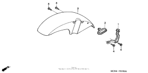 CB750 Переднее крыло