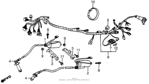 CX650 Wire harness + ignition coil