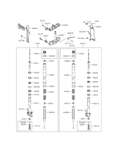 KLX250 フロントフォーク