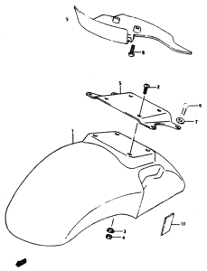 AP50 Переднее крыло