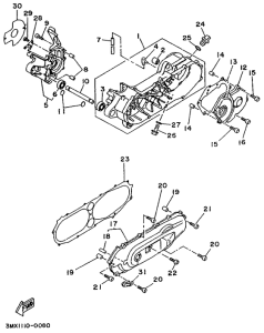 CW50T Картер двигателя