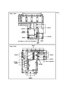 ZR1200 クランクケースボルトパターン