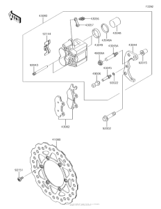  Передний тормоз