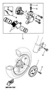 YQ50 Передний суппорт