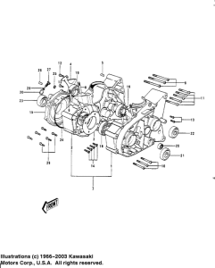 KV100 Картер двигателя
