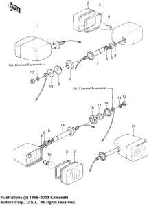 KZ1000 Поворотники